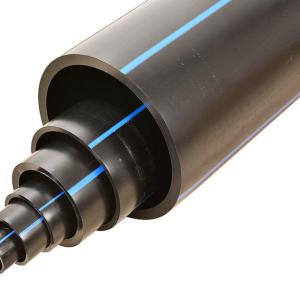 China PN16 Portable Water Polyethylene Pipe PE100 , PP PE Black Flexible PVC Irrigation Pipe factory