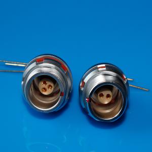 China Lemo EEG PCB socket 3pin waterproof circular connector assembled inside receptacle factory