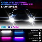 Universal Super Bright Car Trucks DRL Waterproof 12V LED Strips COB Car LED Fog