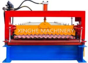 China Automatic 850 Metal Roofing Corrugated Tile Roll Forming Machine / Colored Steel Sheet Roll Making Machine factory