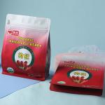 UV Printing Metallic 25g Foil Zip Pouch Food Packaging Food Zip Pouch