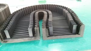 China Heat-sealed &amp;folded bellows fabric +PVC for machine routers factory