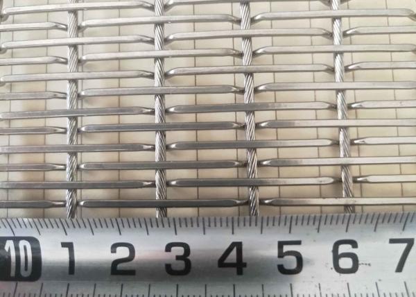 Durable Decorative Stainless Steel Mesh Bright Silver Standard High Performance