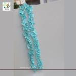 UVG wedding use realistic fake white wisteria flower vine for home garden wall
