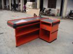 Retail Cash Supermarket Checkout Counter For Store And Shops / Supermarket Steel