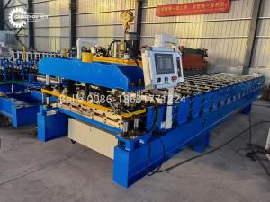 China TR6 Aluzinc Roofing Sheet Roll Forming Machine 8 - 12m/Min factory