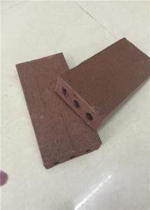 China Rough Face Dark Brown Clay Baking Brick For Walkway factory