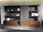 0.6mm MDF Office Bookcase Cabinet With Double Acting Door