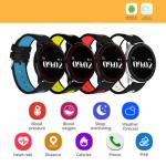 Ip68 Smart Bluetooth Fitness Bracelet Clever Clock High Resolution Round Touch