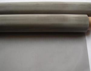 China Fine Stainless Steel 304 316 Wire Cloth, 250Mesh Plain Weave 0.0016&quot; Wire 48&quot; Wide factory