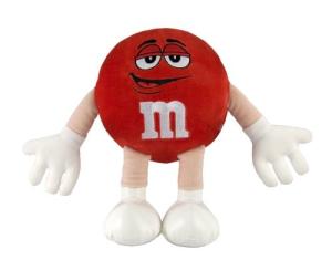 China M&amp;M’ Character Red Medium Plush Toys factory