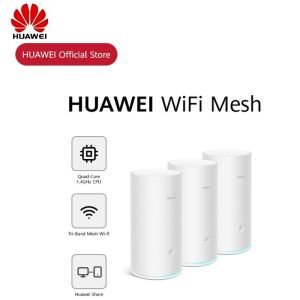 Huawei WiFi Mesh Routers 3 Pack WS5800 Tap NFC-Enabled Android Devices 5GHz
