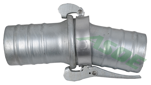 Hot Deep Galvanized Type B Coupler , Bauer Pipe Fittings Hose Accessories