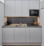 Modern Style Matt Finish Melamine Kitchen Cabinet For Apartment