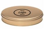 Holiday Cookie Tin Box / Small Metal Round Cookie Box/Food Grade Round Cookie