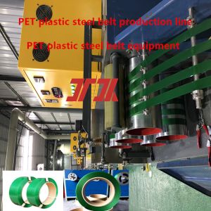 100% Recycled Material PET Strap Production Line With Precise Mold And Embossing