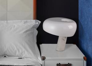 China 110V Living Room 28*26cm / 40*38cm Marble Bedside Table Lamp factory
