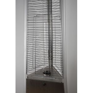 Durable Safety Outdoor Flame Heater , Floor Standing Gas Patio Heater Low Noise