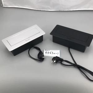 Universal table pop up power socket outlet with dual usb charger