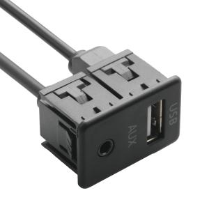 China USB AUX Extension Cable 3.5mm Stereo For O Jack USB Socket Cable With ROHS factory