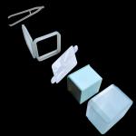 PP And PCR Materials Square With Flip Cover And Clip , Salicylic Acid Toner