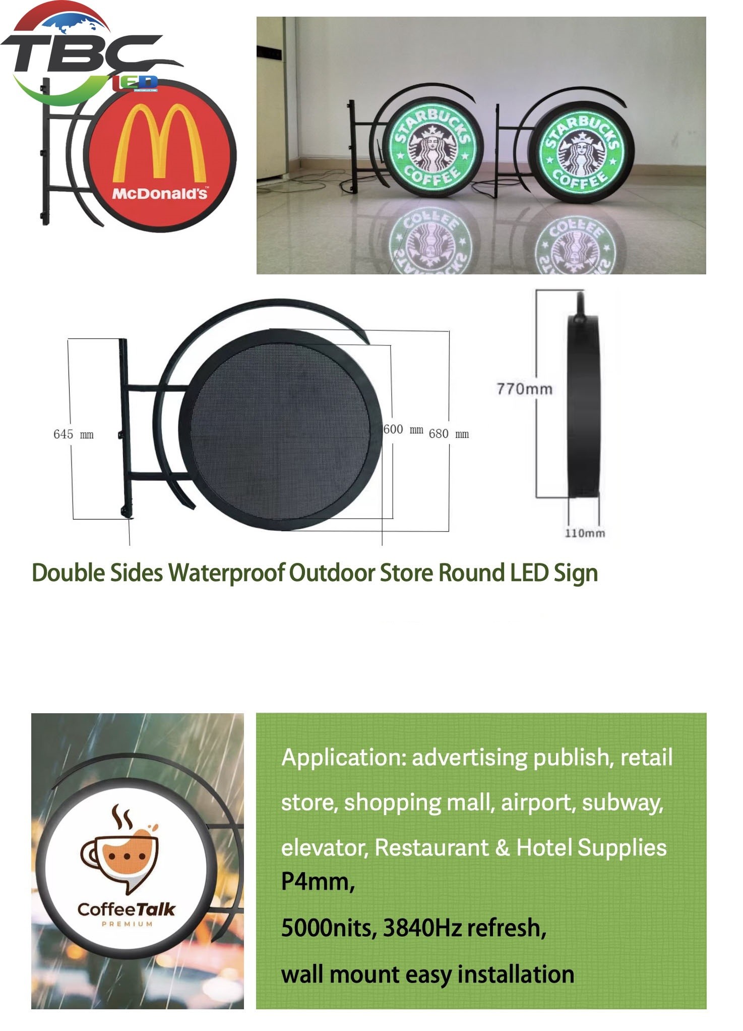 P4mm HD LED Display Perfect For Advertising Retail And More 5000nits 3840Hz Refresh Easy Installation