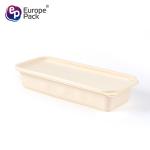 Heat-resistant biodegradable food sandwich salad takeaway lunch box bento