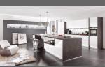 Solid Wood Kitchen Cabinets With Countertop And Upper Cabinet