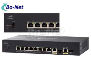 China Durable Used Cisco Switches , Gigabit POE Managed Switch SG350-10MP-K9-CN SG350-10MP factory