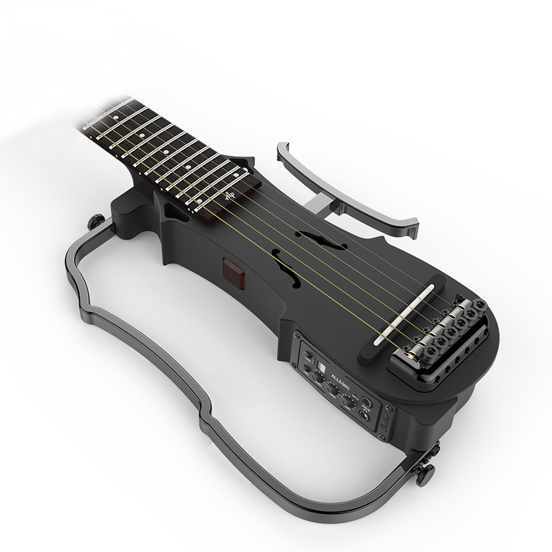 New Arrival GRAND ALP acoustic guitar DRA300 foldable headless with Shadow pickup system travel acoustic guitar portable