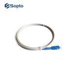 Multi Mode Duplex Fiber Jumper Pigtail LC APC 1.5m Length 0.9mm Diameter
