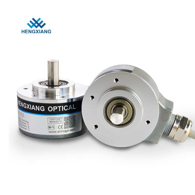China Optical Solid Shaft Incremental Mechanical Medium Duty Elevator Encoder 5 - 30V factory