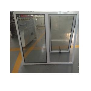 China Aluminum Or UPVC Awning Window Top Hung Design Fiberglass Fly Screen factory