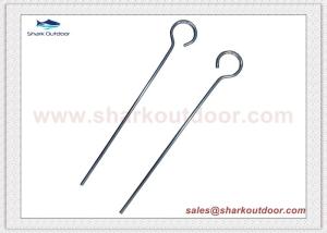 China Steel Round Wire Tent Peg stakes factory