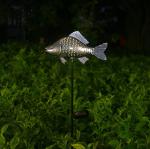 Warm White 7 Lumen 0.5W Fish Animal Shaped Solar Garden Lights