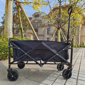 Easy Carrying And Moving Foldable Wagon Cart 600D Oxford PVC Cloth Material