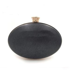 China Hot sale 21.7 cm ball shape shiny gold box shell purse metal frame for handbag factory