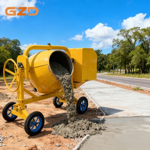 Custom 350L/500L Small Concrete Mixer Diesel/Electric/Gasoline Cement Concrete Mixer