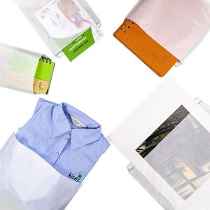 Biodegradable Cellophane Bags Custom Printed for Cosmetics Clothing