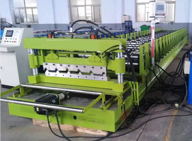 Trapezoid Steel Roof PPGL Wall Panel Roll Forming Machine 3phases
