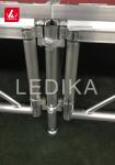 Sturdy Aluminum Indoor Show Stage Platform Disassemble Stable 0.8 - 1.2m