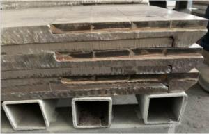 China ISO90001 63HRC / 700BHN Vacuum Brazing Tungsten Carbide Wear Parts factory