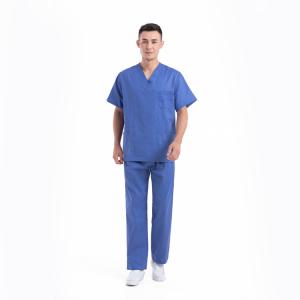 China Hospital Private Label Uniforms Medical Scrubs Uniformes Wholesale Short Sleeve Medical Uniforms Nursing Scrubs Sets factory