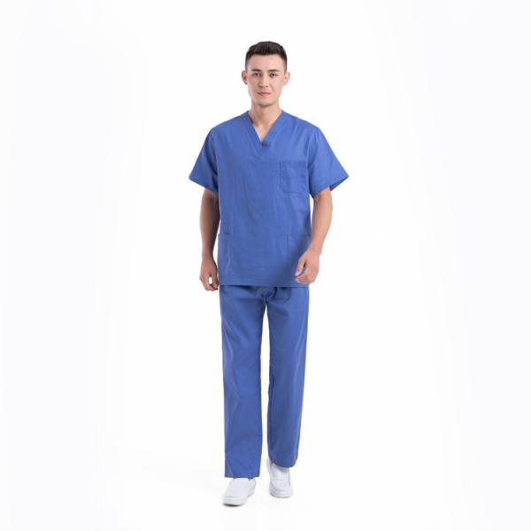 Hospital Private Label Uniforms Medical Scrubs Uniformes Wholesale Short Sleeve