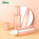 Empty White Pink Foam Cleanser Bottle 120ML Mousse Pump Bottle For Travel