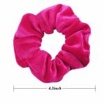 4.5cm 1.77 Inches Other Silk Products Elastic Green Velvet Hair Band