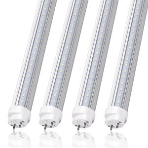 China Integrated V Shape T8 Led Replacement Tube AC85-265V Or 100-277V AC 5000k 6000k Triac Dimmable factory