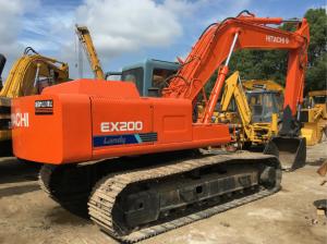 China 20 Tonne Second Hand Hitachi Excavator EX200-1 , Hitachi Earth Moving Equipment factory