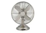 12 Inch Retro Electric Fan 3 Speed Knob Switch 4 Blade Airflow ETL Listed