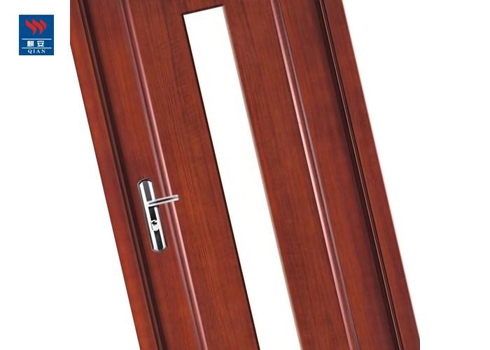 Steel French Double Swing Fire Rated Glass Doors Custom Window Frame